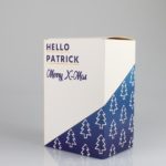 Personalized Christmas packaging for employees and customers